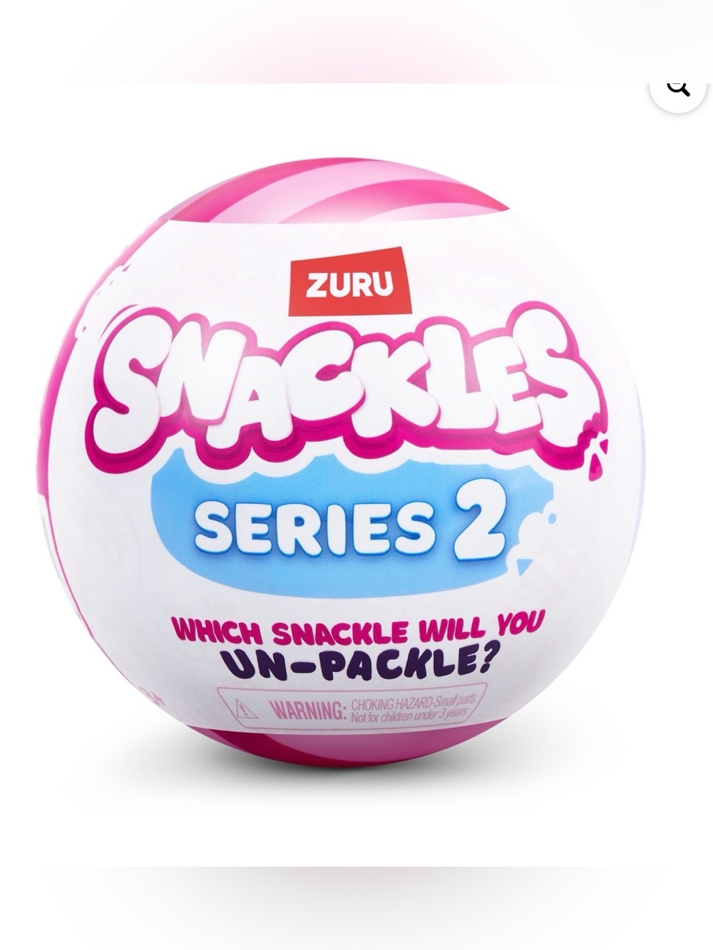 ZURU Snackles Series 2 Surprise Plush NWT
